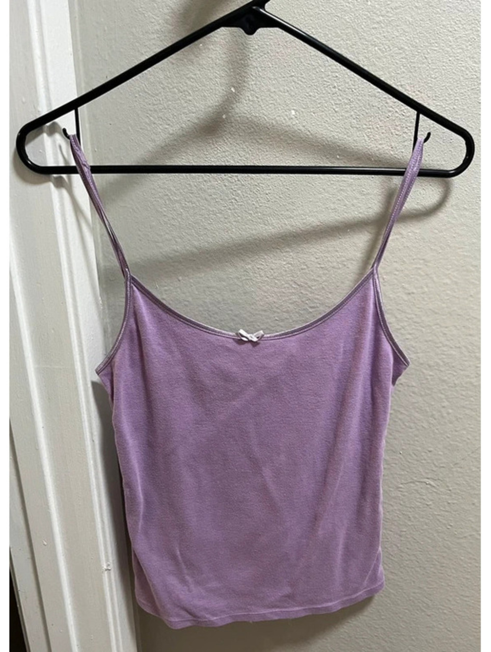 Victoria’s Secret Purple Bow Cami Tank Top Sz S